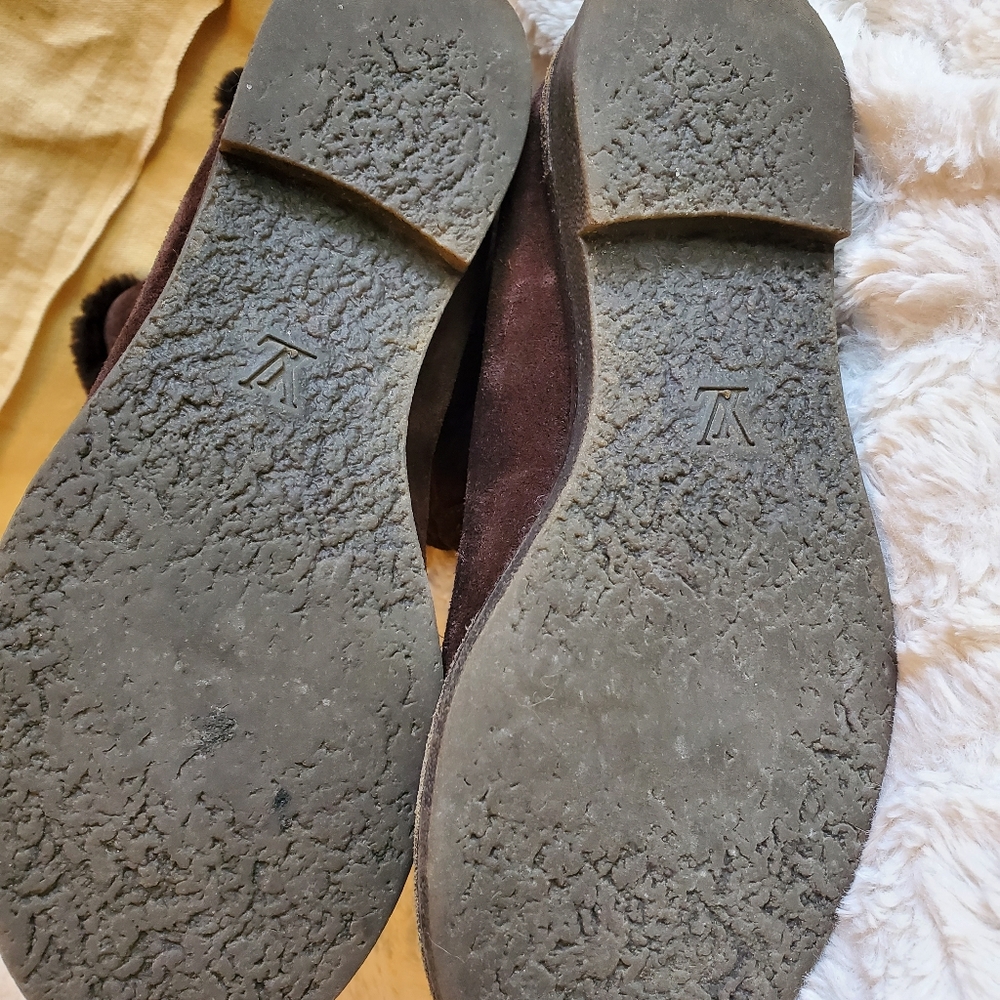 Louis Vuitton Suede Moto Boots - Picture 8 of 8
